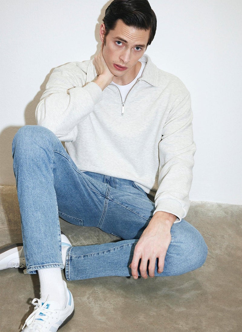 MAVI Milan Mid Vintage Premium Blue Jean Pants - Image 1